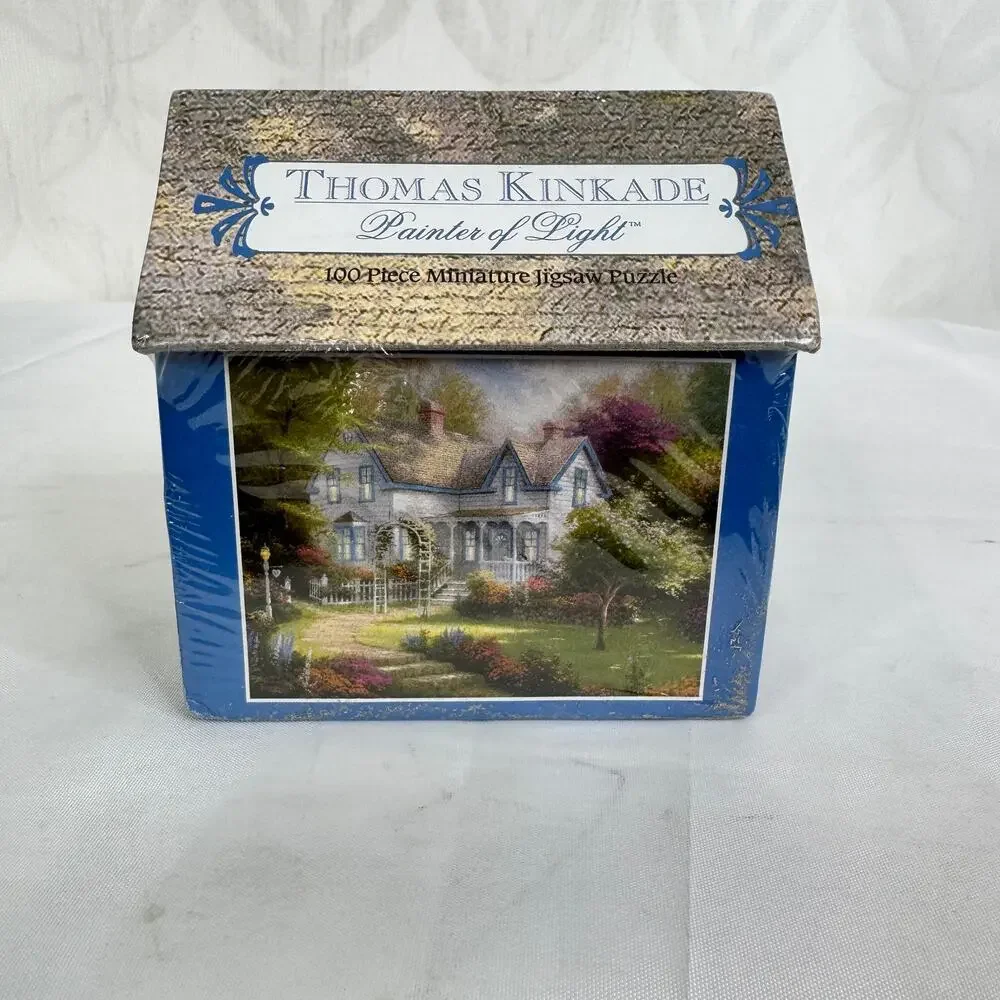 5 for $25| Thomas Kinkade Ceaco #1515-8‎ Home Is Where The Heart Is mini Puzzle